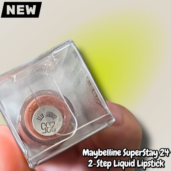 NEW Maybelline SuperStay 24 2-Step Liquid Lipstick – Shade 235 Loaded Latte - Picture 5 of 8
